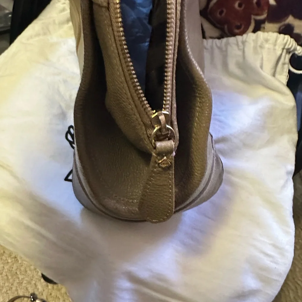 MCM zipper tote